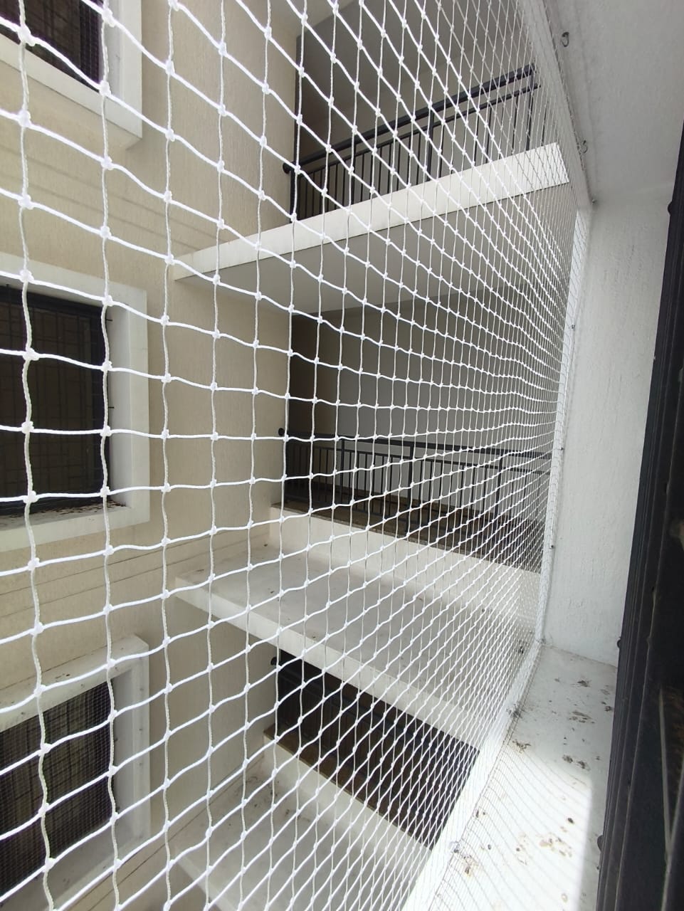 Construction debris netting